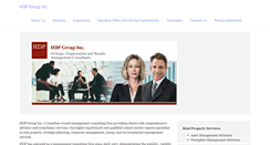 Desktop Screenshot of hdpgroup.com